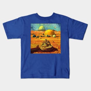 Starry Night in Mos Eisley Tatooine Kids T-Shirt
